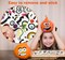 StaticPoster; 36 Pack Halloween Pumpkin Decorating Stickers Mini Make 36 Small Pumpkin Face Stickers for Halloween Kids Toddlers Party Favors Treats Sticker Gifts 18 Sheets, Pumpkins not Included; Category:Craft Pumpkins; Image:6